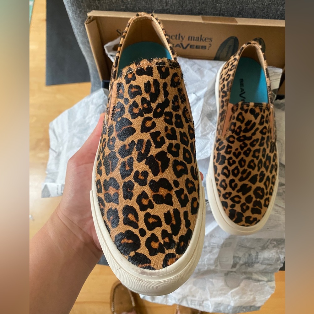 SEAVEES Haircalf Platform Sneakers Shoes - Picture 11 of 14